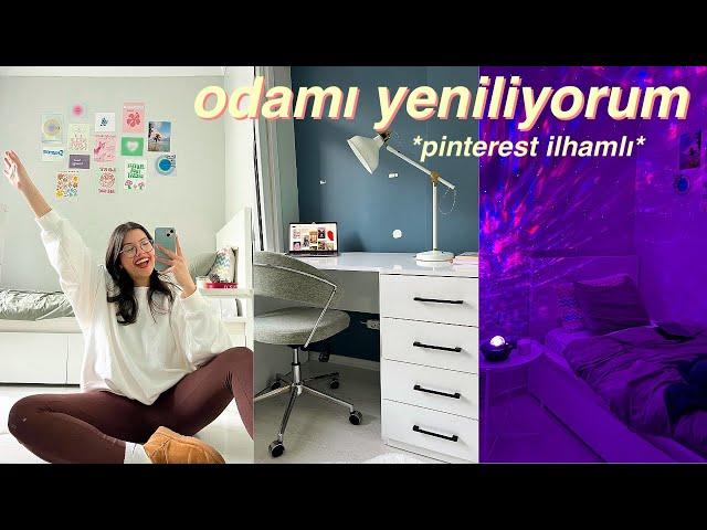 PINTEREST ODASI YAPIYORUM  benimle odamı yenileyin