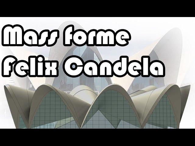 Learn revit in 5 Minutes- Mass forme Felix Candela