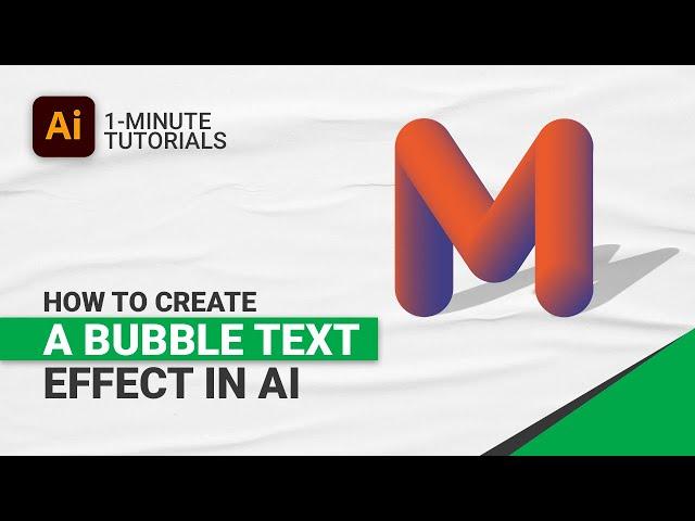 How to Create a Bubble Text Effect in Adobe Illustrator