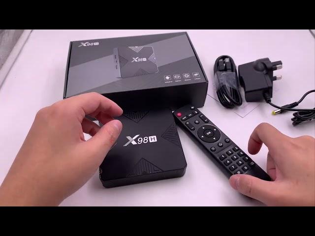 X98H Allwinner H618 4k BT 5.0 2022 smart android 12 tv box Quick Preview