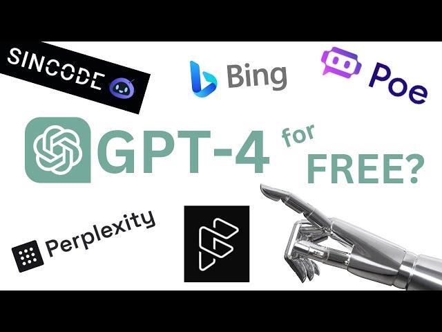 FREE GPT-4 Alternatives TEST: Perplexity.ai Sincode.ai Forefront AI