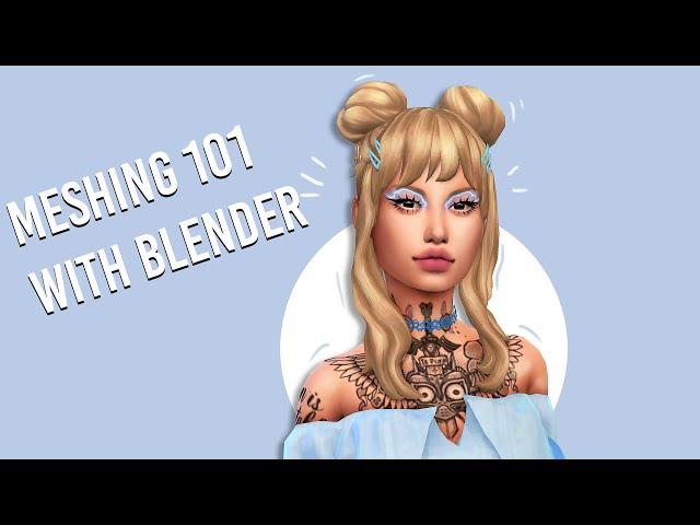 How to mesh maxis match hair in the sims 4