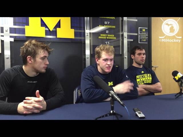 Motte, Copp and Kile talk about the Wolverines' 8-3 win over Buckeyes