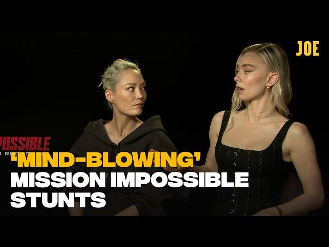 Pom Klementieff & Vanessa Kirby on the Mission Impossible stunt that made them physically unwell