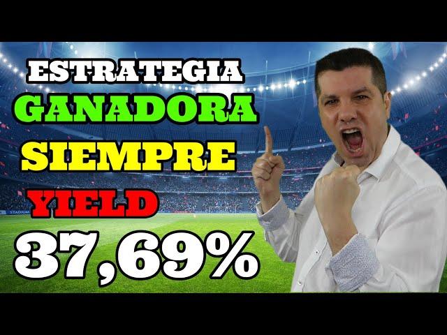 Estrategia GANADORA en [APUESTAS DEPORTIVAS] con EMPATES en FÚTBOL OLÍMPICO con un Yield del 37,69%