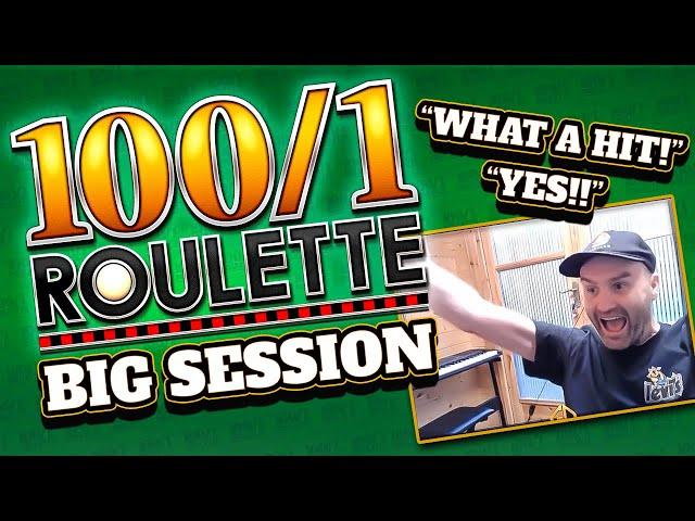 Big 100 To 1 Roulette Session! Win Big Or Go Home! #casino #roulette #gambling #fobt #bcgame