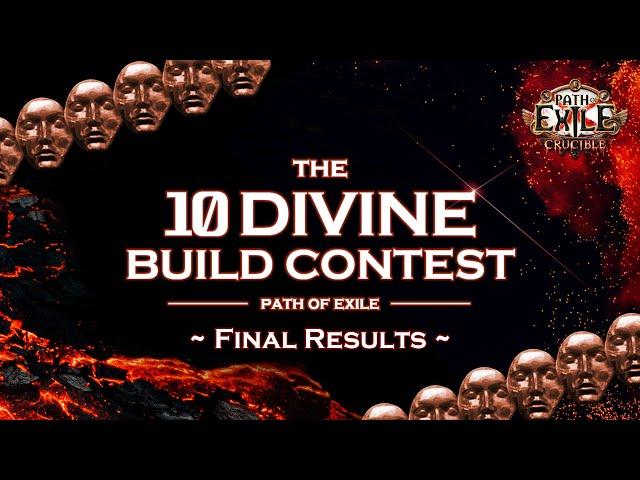 Top 3 builds of the 10 Divine Build Contest | Path of Exile | PoE 3.21 Crucible