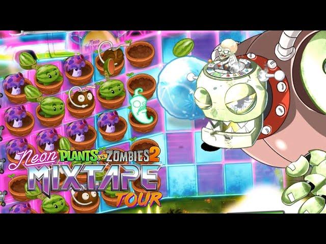 PvZ 2 PAK Mod Neon Mixtape Tour Widescreen | Music Battle is more CRAZY than I think.