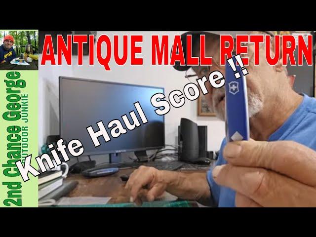 Thrift Store Treasure Hunt: Antique Mall Adventure Round 2! Vintage knife haul