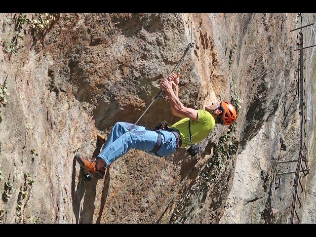 Karola Klettersteig - schwerster Klettersteig in Deutschland