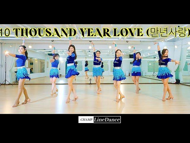 [수요중고급반] 10 THOUSAND YEAR LOVE LineDance / 만년사랑 라인댄스 진진경 champlinedance 010 8833 4921