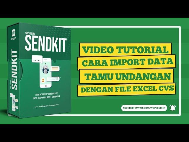 [WDP Sendkit] Cara Menambahkan Data Tamu Undangan Dengan File Excel .CSV