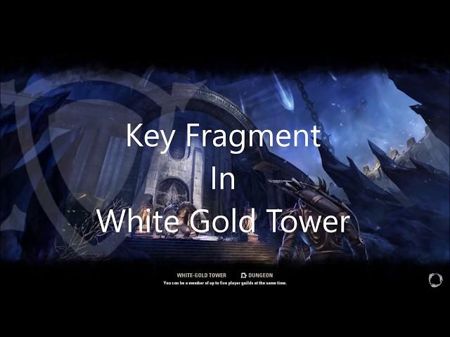 ESO: Key Fragment - Trophy Vault - White Gold Tower - Elderon Axe - Argonian Templar Healer