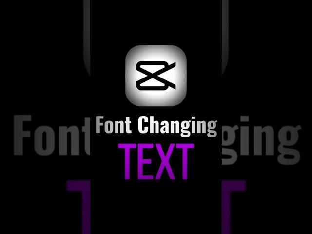 Font Changing Text| Capcut Tutorial| Sensei Editor |