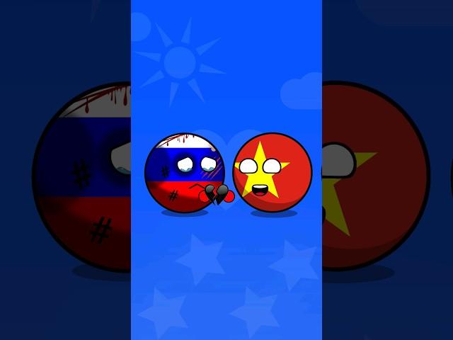 Countries treat the heart of russia #historyballs #countryballs