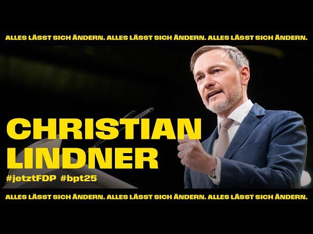 Rede von Christian Lindner auf dem außerordentlichen Bundesparteitag. | 9.2.25