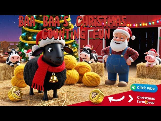 Old MacDonald’s Farm Christmas | Baa Baa Black Sheep’s Fun Counting Challenge