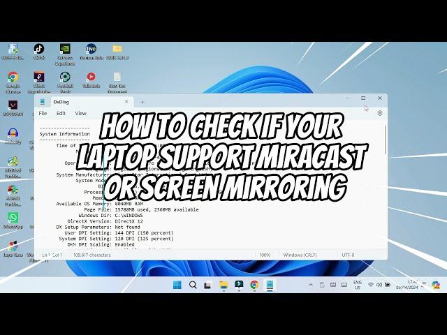 How to Check If Your Laptop Support Miracast or Screen Mirroring