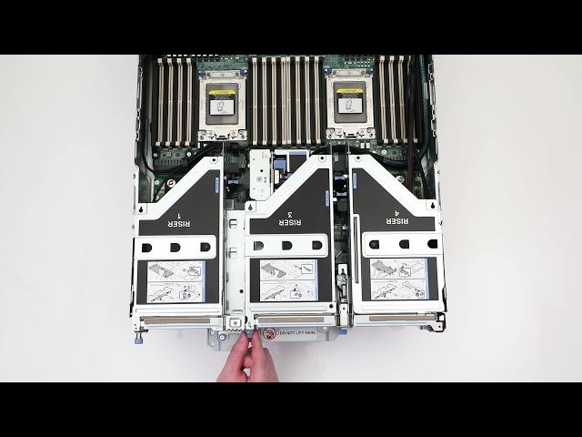 Dell EMC PowerEdge XE8545: Remove/Install Riser 1