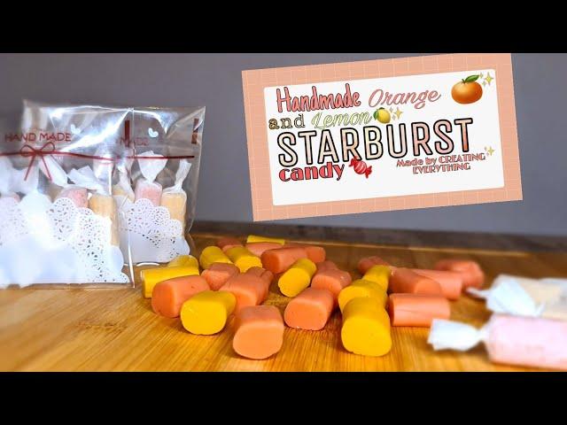 Handmade Starburst Candy | Sour juicy sweet and chewy | No candy thermometer