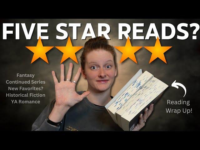 Five Star Fantasy Read? Best Historical Fiction? All The Books I Read This Month