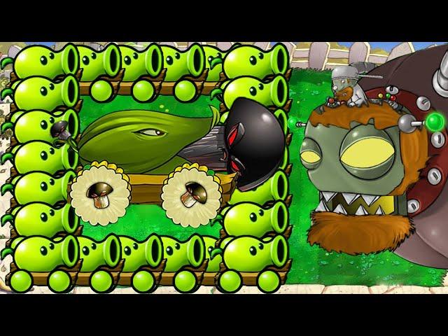 99 Doom Cob Cannon X 99 Pea Cannon vs Dr.Zomboss Giga - Plants vs Zombies Hack