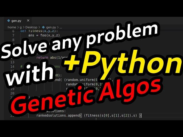 Genetic Algorithm In Python Super Basic Example