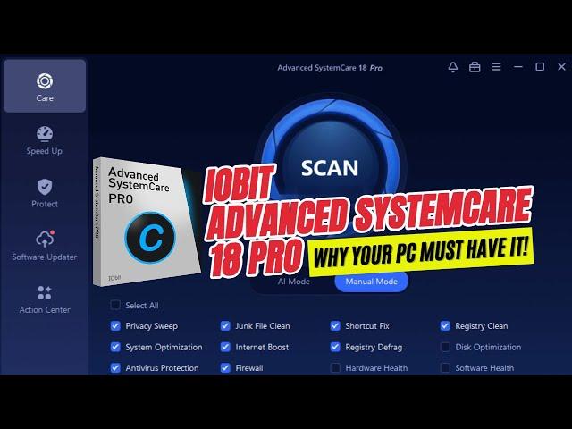  Optimize Your PC Performance with IObit Advanced SystemCare 18 Pro - Latest Features 2024!