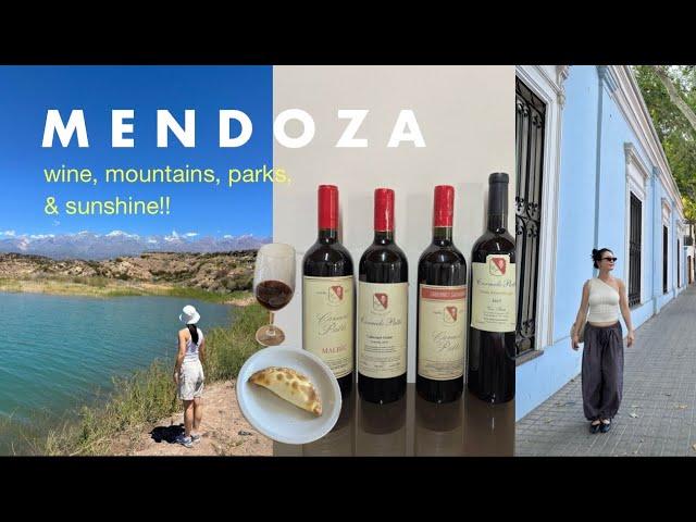 MENDOZA, ARGENTINA travel vlog  | everything I did and ate in 3 days! (+ winery recs)