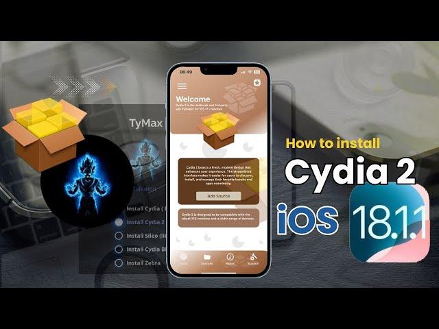 Install Cydia 2 on iOS 18.1.1 with Tymax Jailbreak