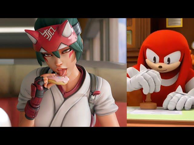 Knuckles rates Overwatch 2 crushes