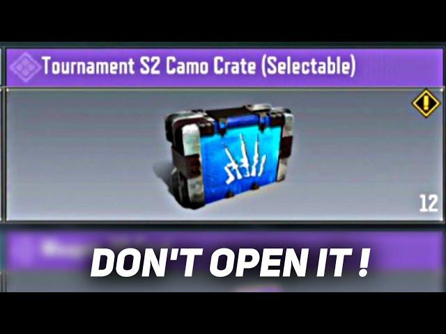 Don't Open Tournament Selectable crates before watching this ! 