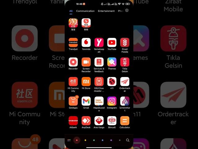 MIUI Launcher new grouping icons feature