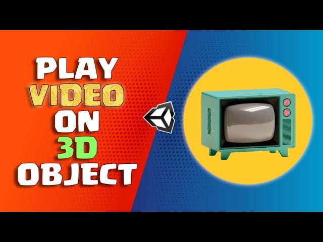 Play Video on 3D Object in Unity - Easy Tutorial (2025)