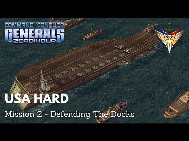 Command & Conquer: Generals: Zero Hour - USA Campaign - Hard Difficulty - Mission 2