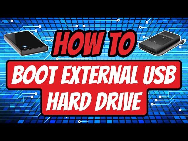How To Boot An External USB Hard Drive On A PC | Batocera Hard Drive Demo