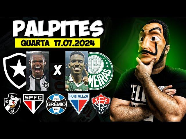 PALPITES DE FUTEBOL PARA DIA 17 07 2024 + BILHETE PRONTO | La Casa de Tips