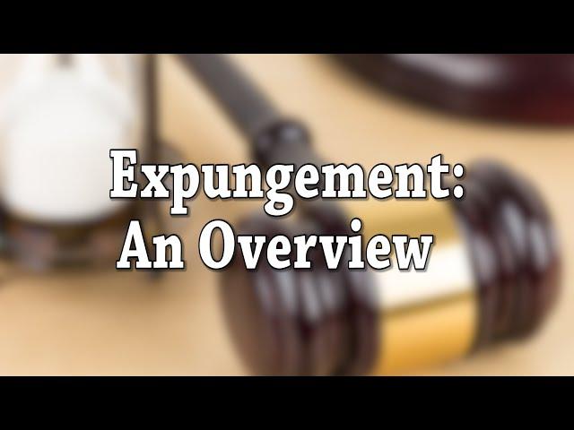 Expungement