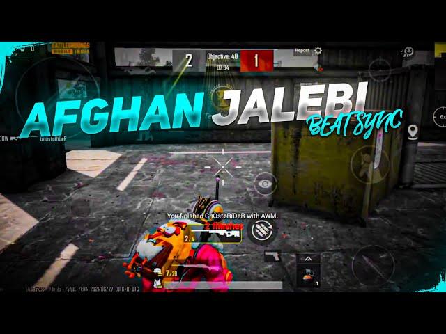 AFGHAN JALEBI - Beat Sync Montage || Hindi Song BGMI Montage || Fist Montage ||