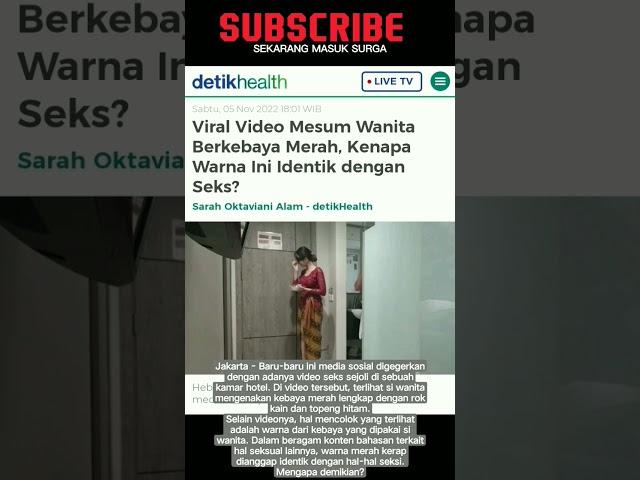 Viral‼️ Video Mesum Wanita Berkebaya Merah #shorts #viral #beritaterkini