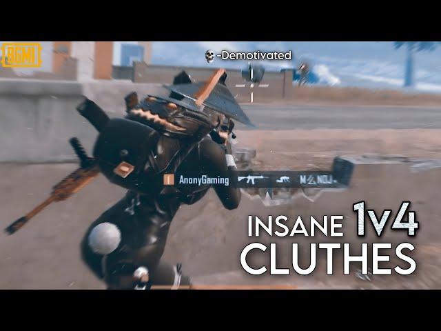 Insane 1V4 Clutches | BGMI - PUBG MOBILE