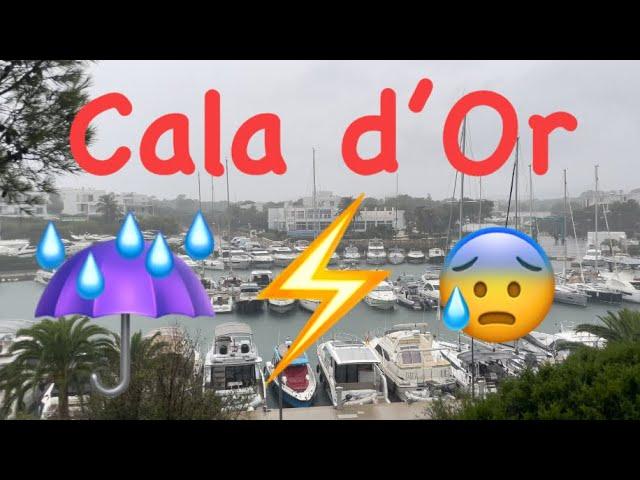 Cala d’Or Port ️  Gewitter ️ Starkregen ️ Georgy in Gefahr  Gastronomie  edle Geschäfte 