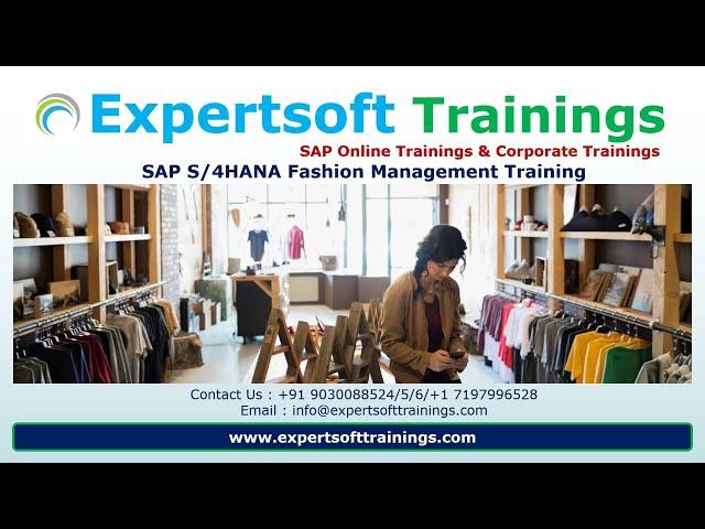 SAP S4HANA Fashion Training | SAP S4HANA Fashion 2023 Training