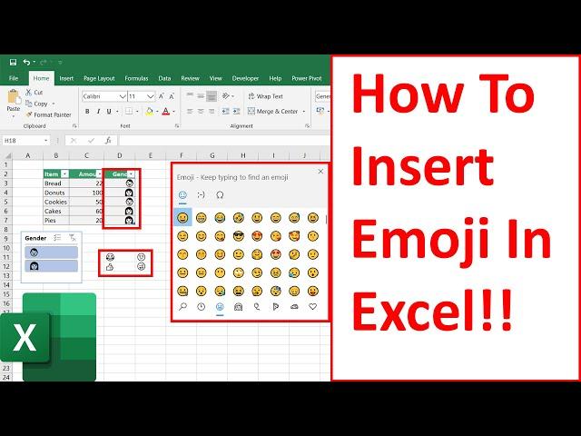 How To Insert Emoji In Excel