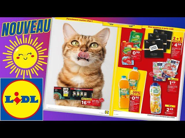 catalogue LIDL ALIMENTAIRE du 17 au 23 juillet 2024  Arrivage - FRANCE PARTIE 2