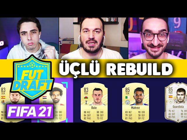 FIFA 21 ÜÇLÜ REBUILD // ULTIMATE DRAFT REBUILD CHALLENGE // KARİYER MODU