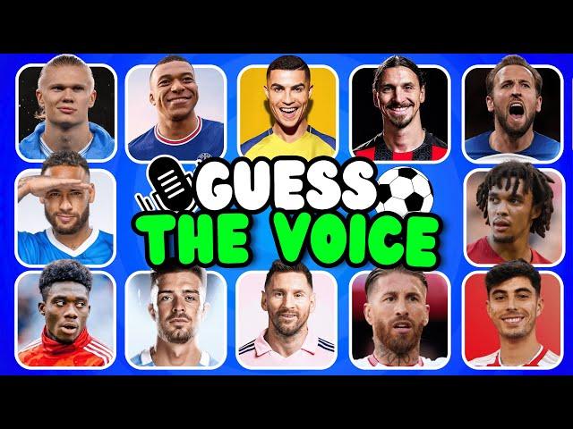 Can You Guess The Football Player By Their Voice ?   Voice Quiz | Ronaldo, Messi, Neymar