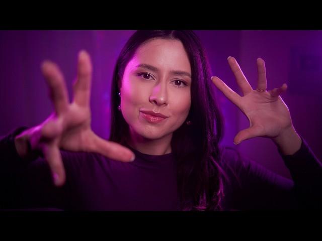 ASMR Hand Movements & Mouth Sounds For Sleep  Plucking, scanning, tktk, spiral, jellyfish