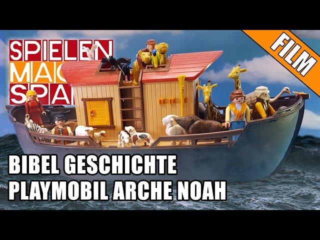 Playmobil Arche Noah Film  Bibel Geschichte  Deutsch Kinderfilm  Tiere Gott 5276