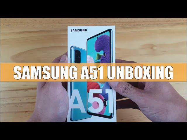 SAMSUNG A51 UNBOXING